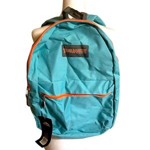 🆕 NWT Trailmaker Teal Backpack with Salmon Accents & Adjustable Straps